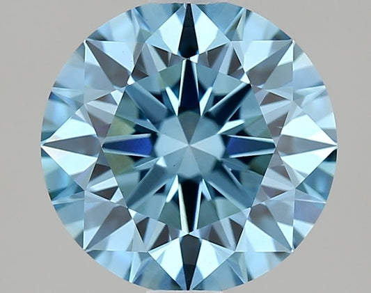 1.52 Carat Blue VVS2 Round Diamond