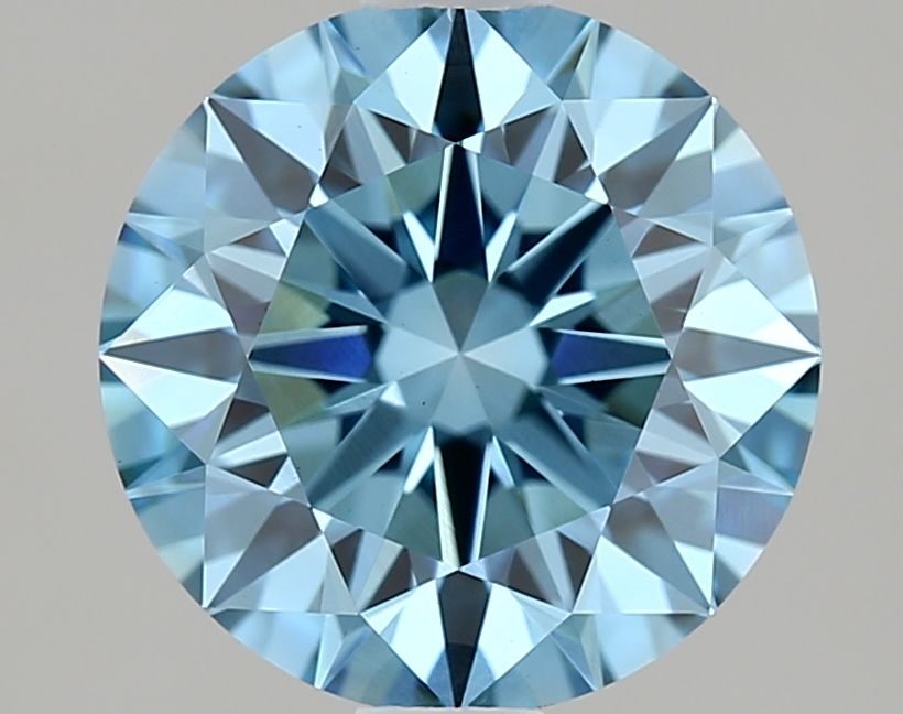 1.52 Carat Blue VVS2 Round Diamond