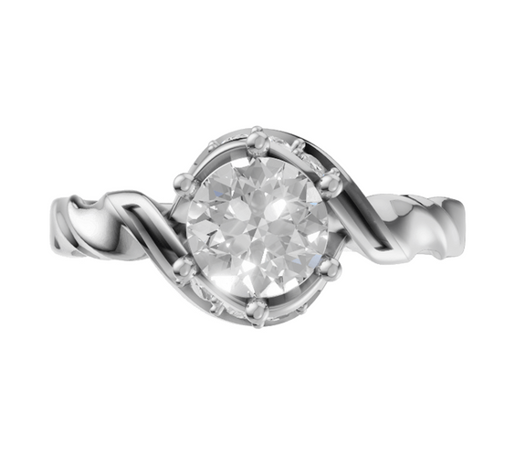 round-14k white gold|round-18k white gold|round-platinum
